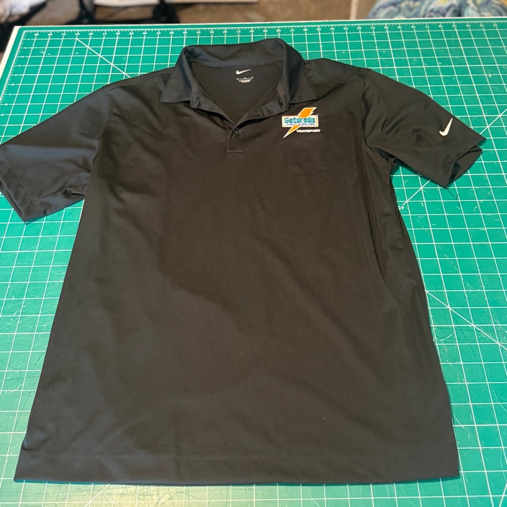 Gatorade Nike Grey Polo Shirt with Swoosh Logo